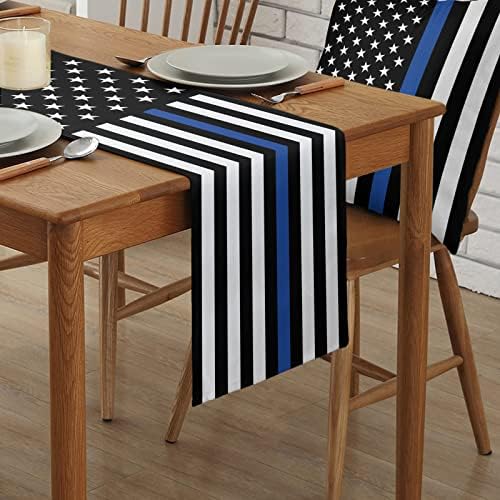 Durable Elegant Table Runner American Flag for Home Outdoor Use