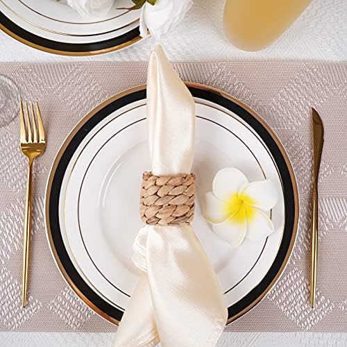 Stylish Handmade Napkin Rings Set of 12