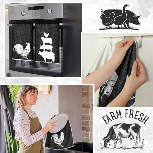 8 Pcs Farm Animal Kitchen Tools Set