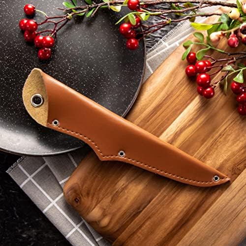 UPKOCH 5 Pcs Chef Knife Guards Premium PU Leather Knife Covers