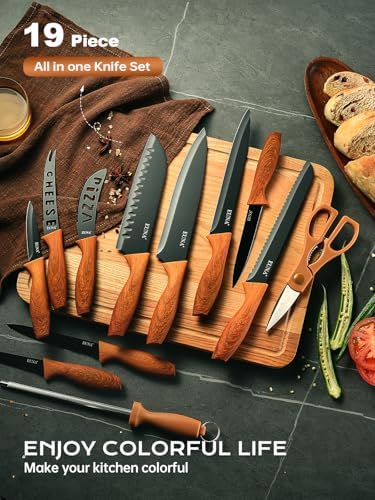 EUNA Premium Knives Set for a Sharp Rust-Resistant Edge