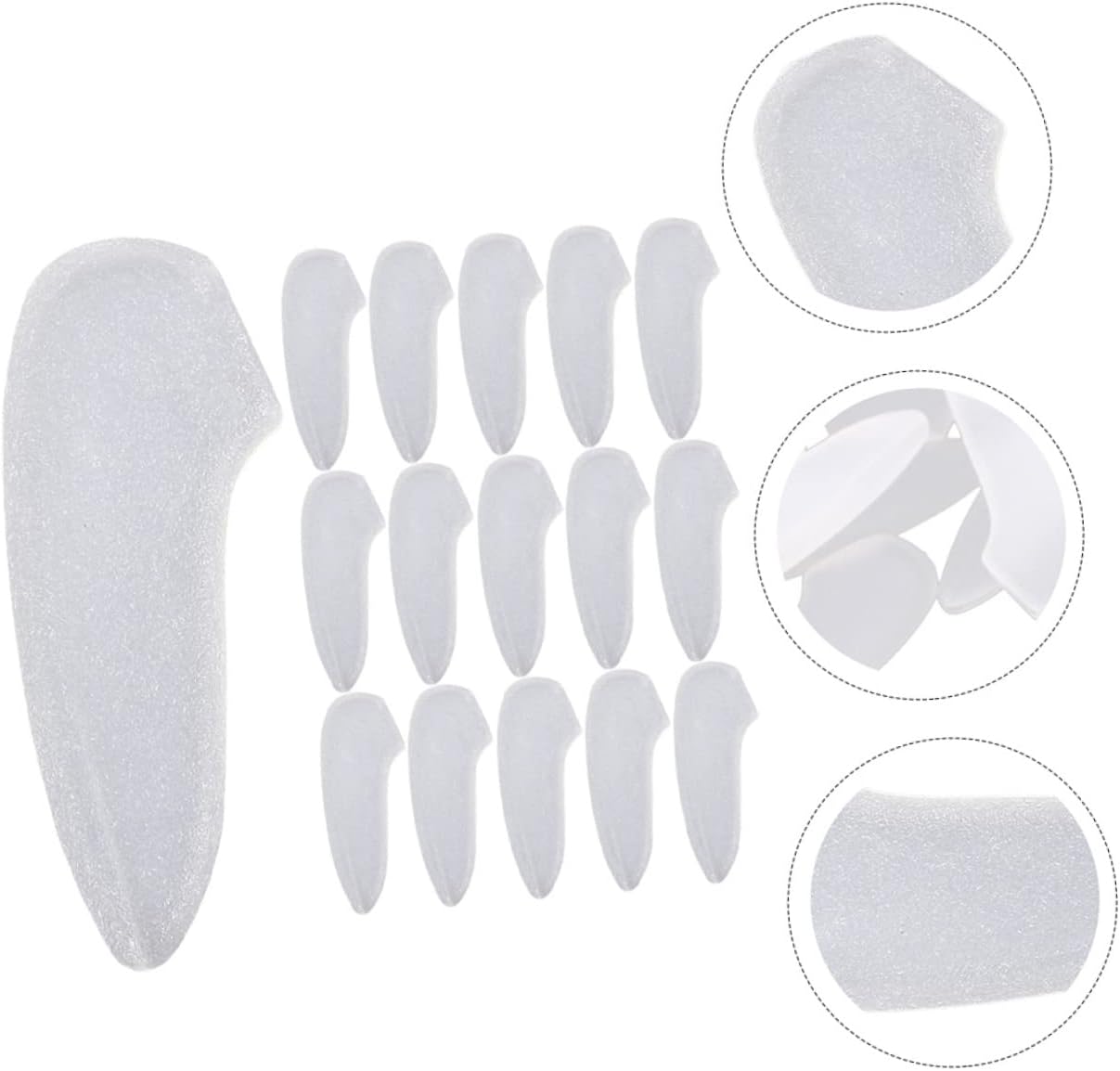 25-Piece Knives Tip Protectors CRILSTYLEO Plastic White Kitchen Savings