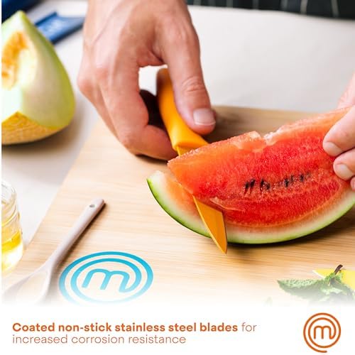MasterChef Knife Block Set of 6 Professional Kitchen Knives