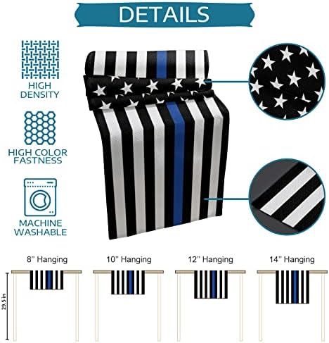 Durable Elegant Table Runner American Flag for Home Outdoor Use