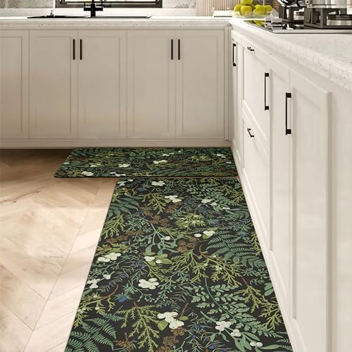 2-Piece Kitchen Rugs Set