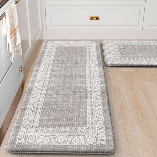 Anti-Fatigue Standing Mat Set - Durable Kitchen Mat for Kitchen Desk Laundry