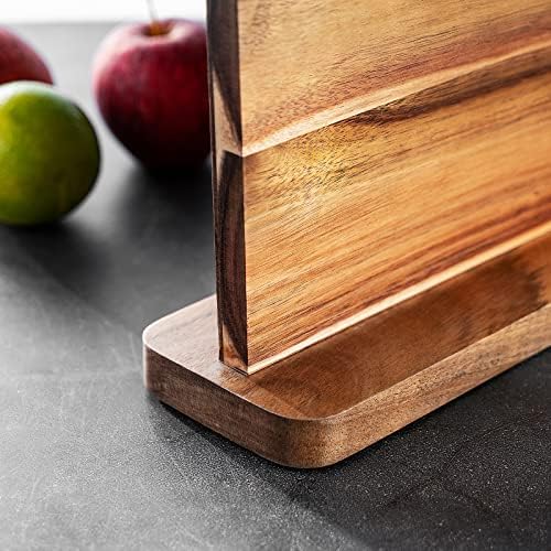 Magnetic Acacia Knife Block