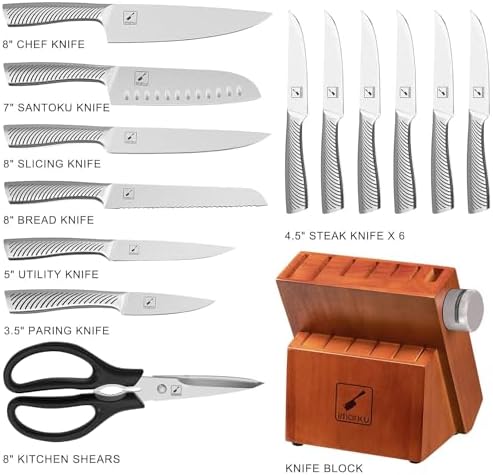 Premium 14-Piece Knife Set for Kitchen