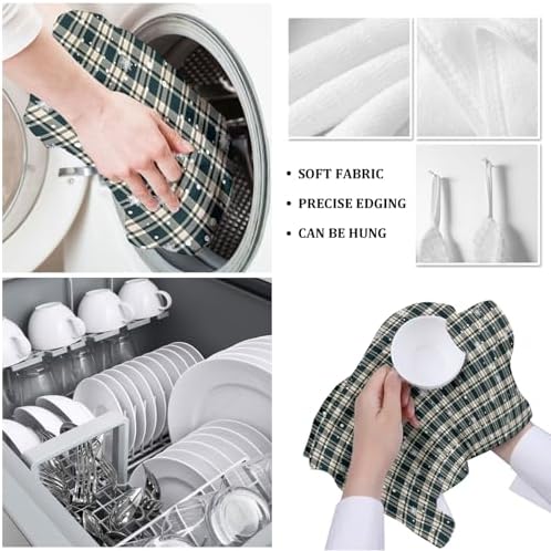 ZOE GARDEN Christmas Snowflake Kitchen Towels