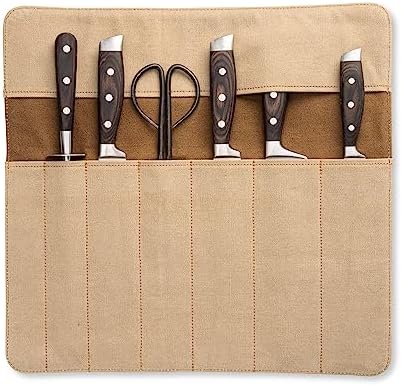 Premium Leather Knife Roll Bag Nils