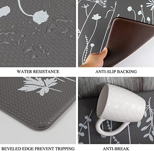 Rempry 2-Piece Kitchen Rugs Mats Set
