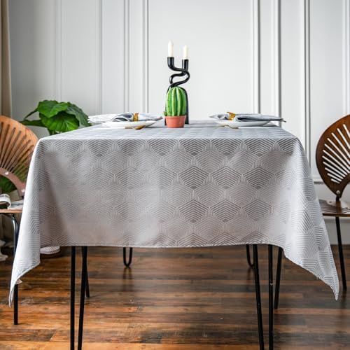 Classic Geometric Tablecloth for Summer