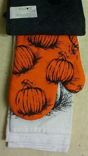 Halloween pumpkin 5-piece kitchen set