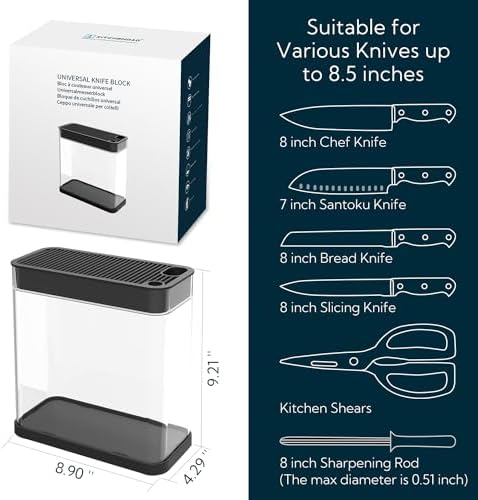 KITCHENDAO XL Universal Knife Block Holder