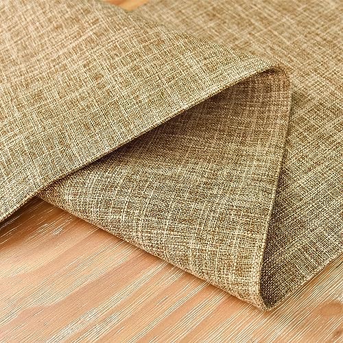 Stylish Faux Linen Table Runner