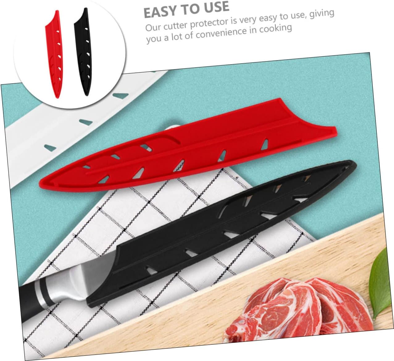 OMaju 10-Piece Durable Kitchen Knife Case Secure Knives Storage Solution