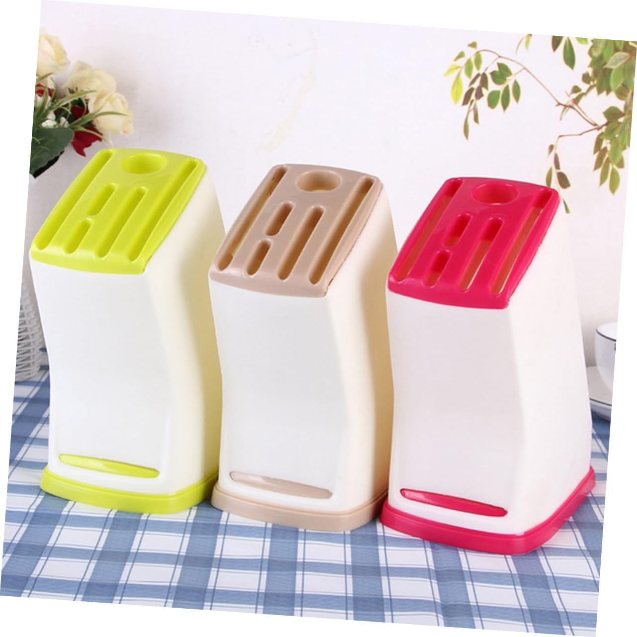 Ficus Tree Style Knife Holder with Non-slip Base