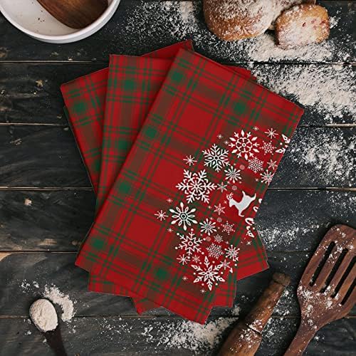 ZOE GARDEN Snowflake Kitchen Towels 2-PC