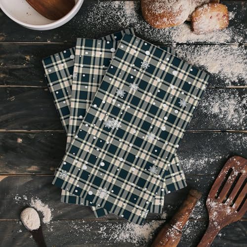 ZOE GARDEN Christmas Snowflake Kitchen Towels
