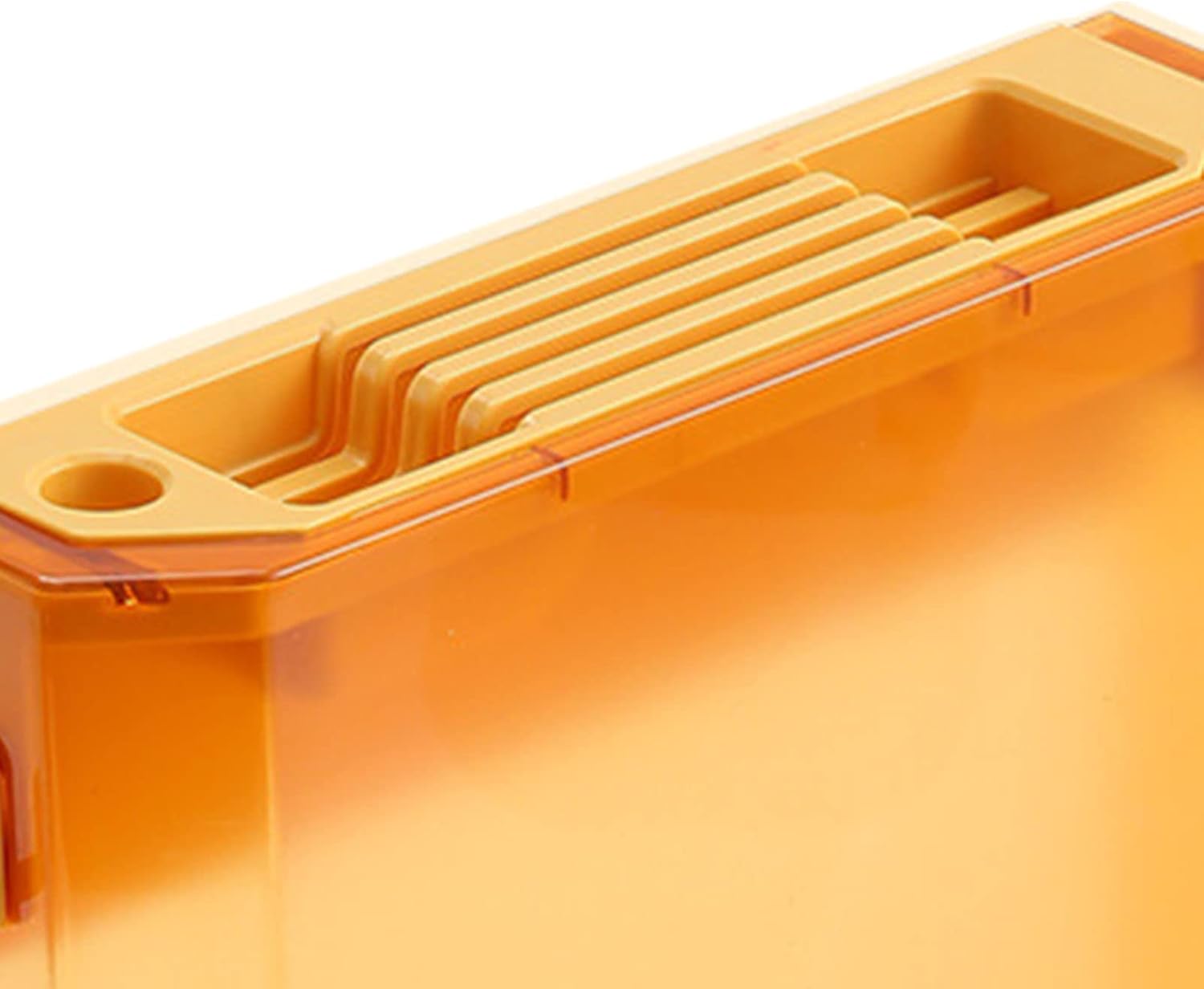 Wall-Mounted Plastic Knife Rack Yellow