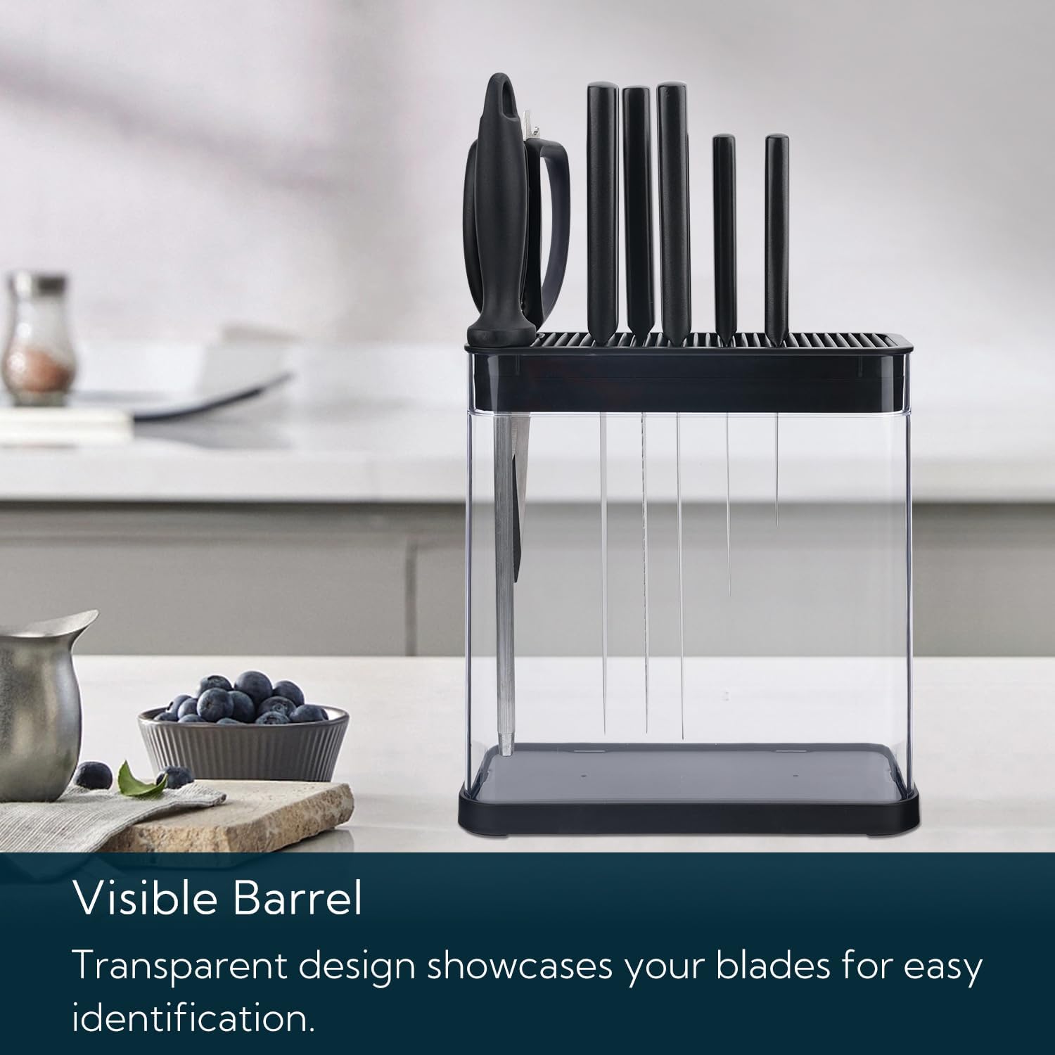KITCHENDAO XL Universal Knife Block Holder