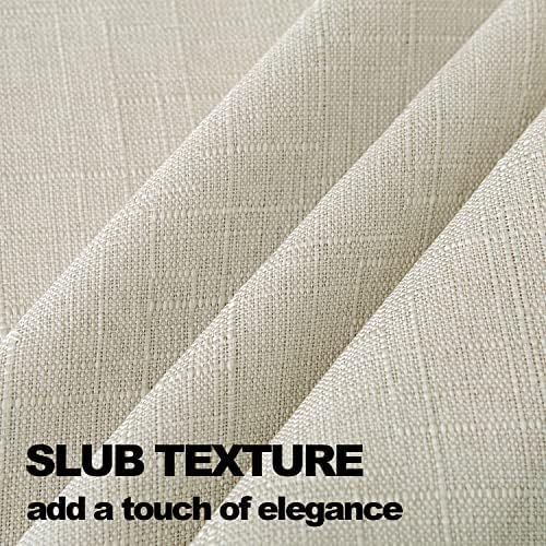 NLMUVW Linen Table Cover 54x78 Inch Rustic Water Resistant