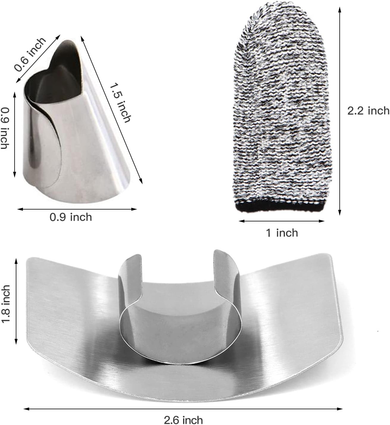 ZOCONE 6 PCS Cut Resistant Finger Guards Set