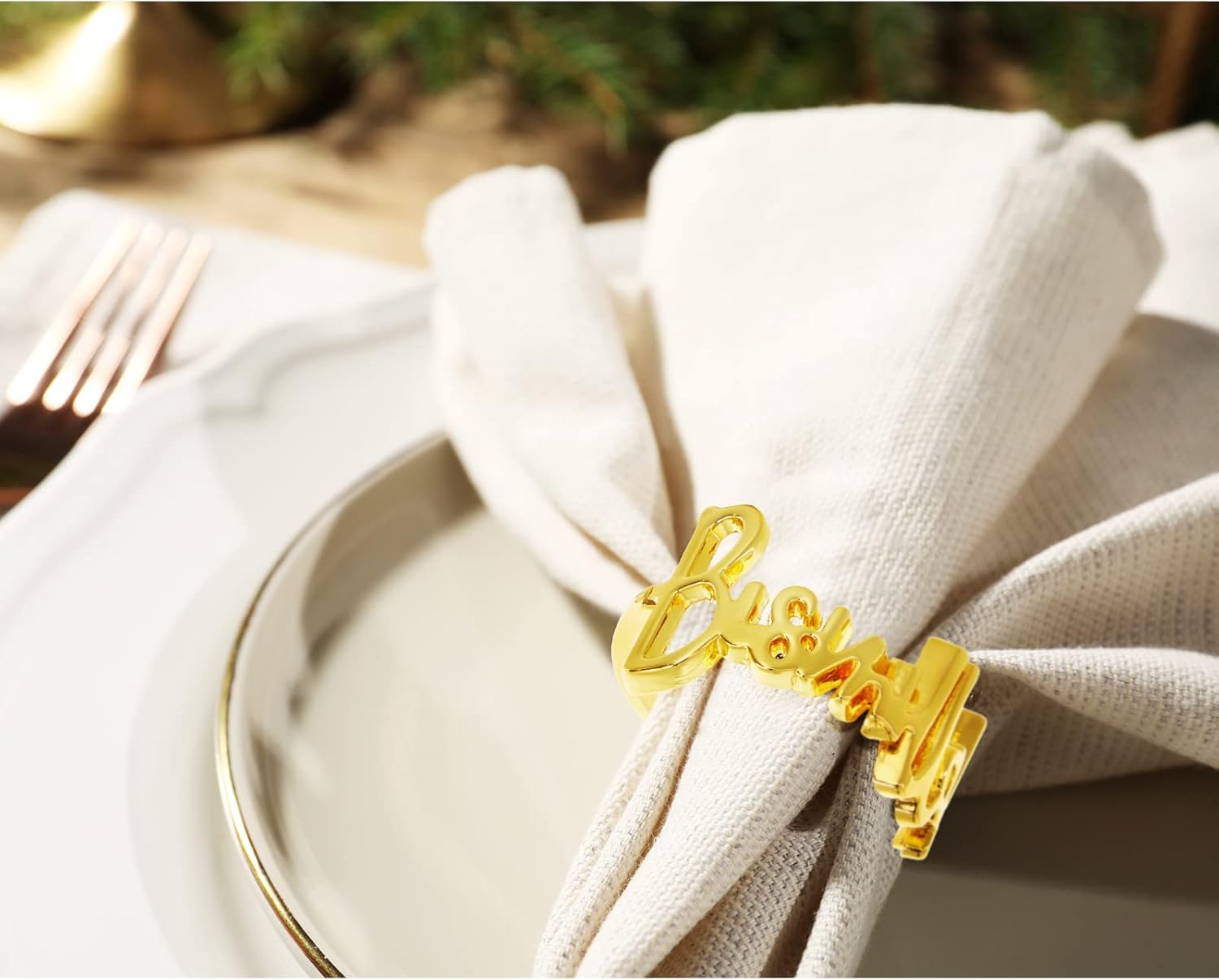 Eid Napkin Rings Set
