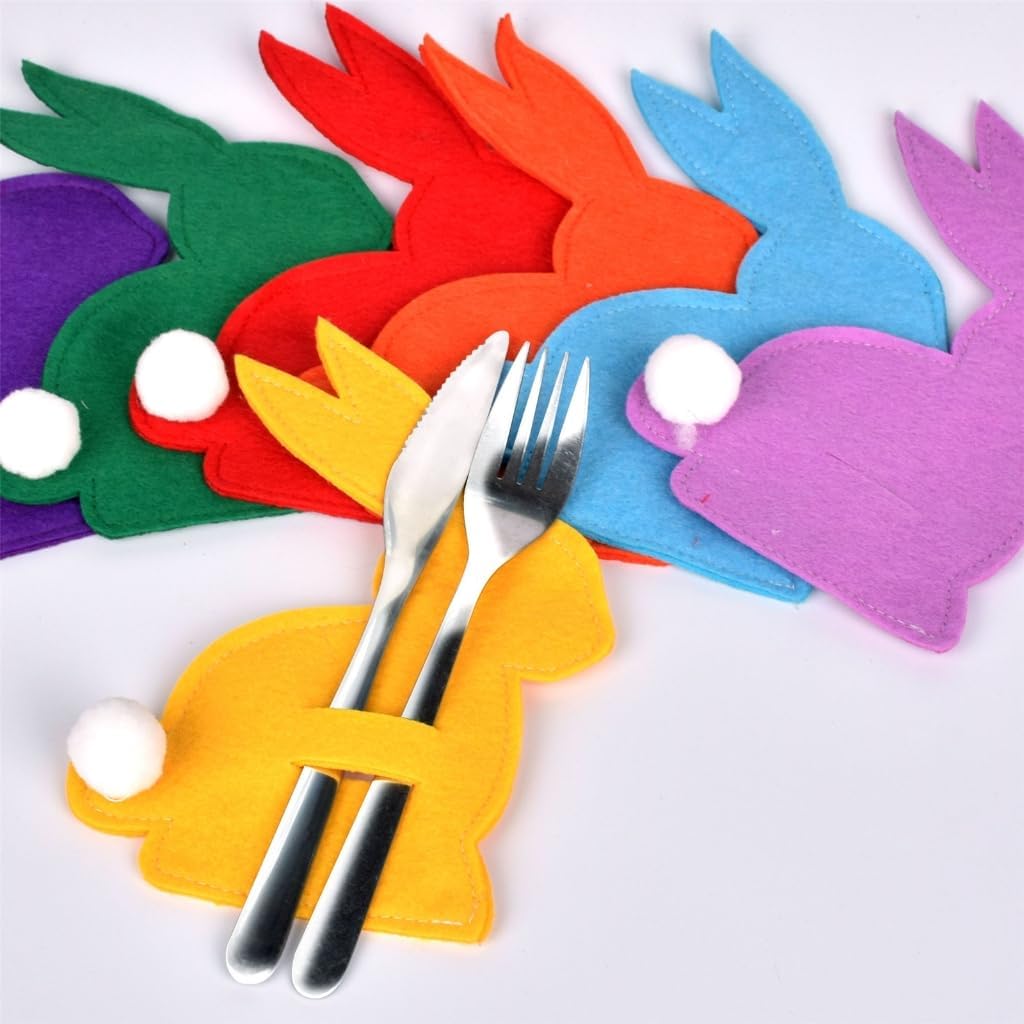 Pack of 5 Soft Cutlery Holder Bags