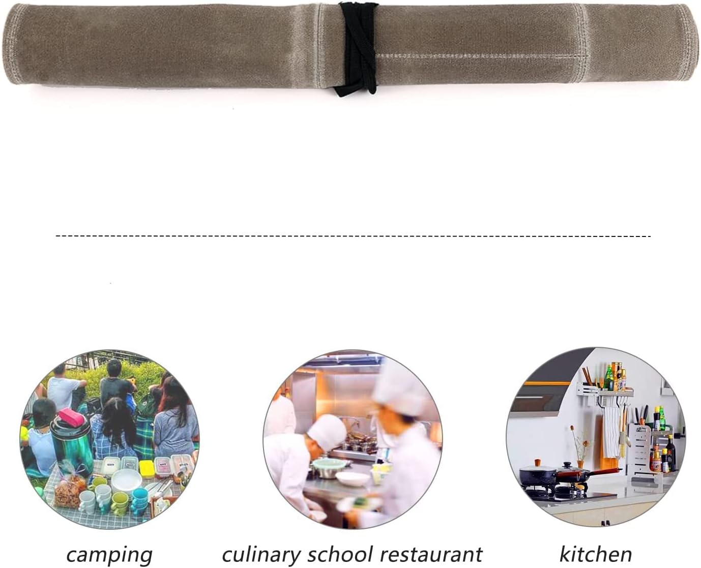 Durable Heavy Duty Chef knife Roll Bag Case