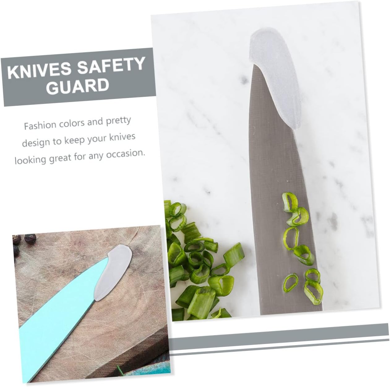 30-Pack Plastic Knife Tip Protectors