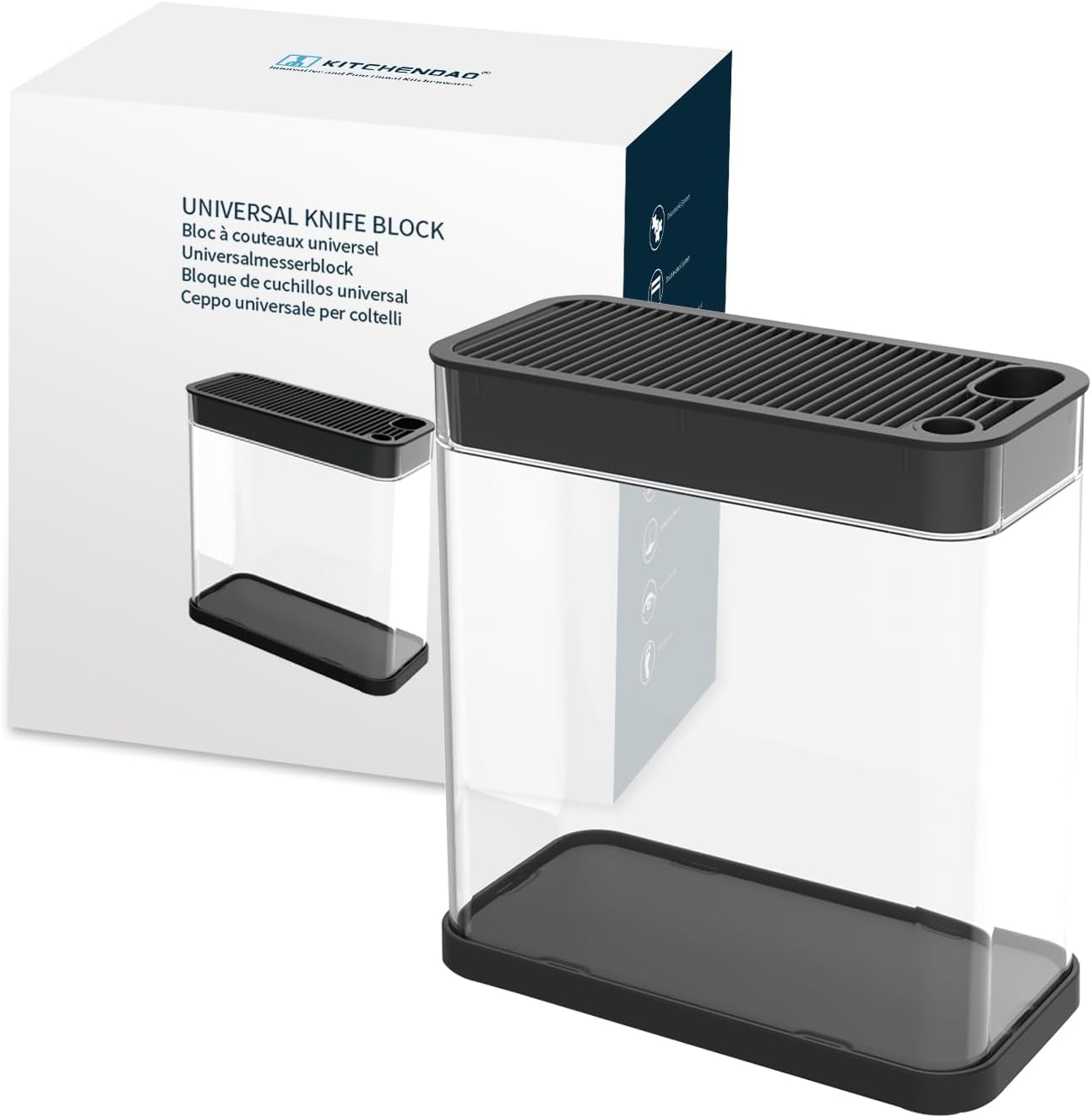 KITCHENDAO XL Universal Knife Block Holder