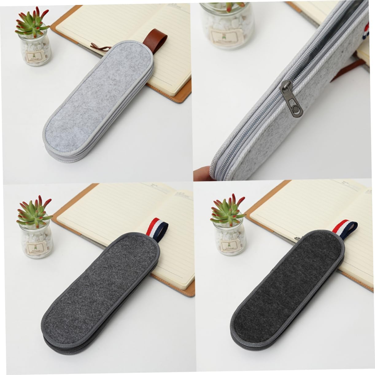 SHOWERORO Felt Cloth Knives Bag for Camping and Picnic Storage