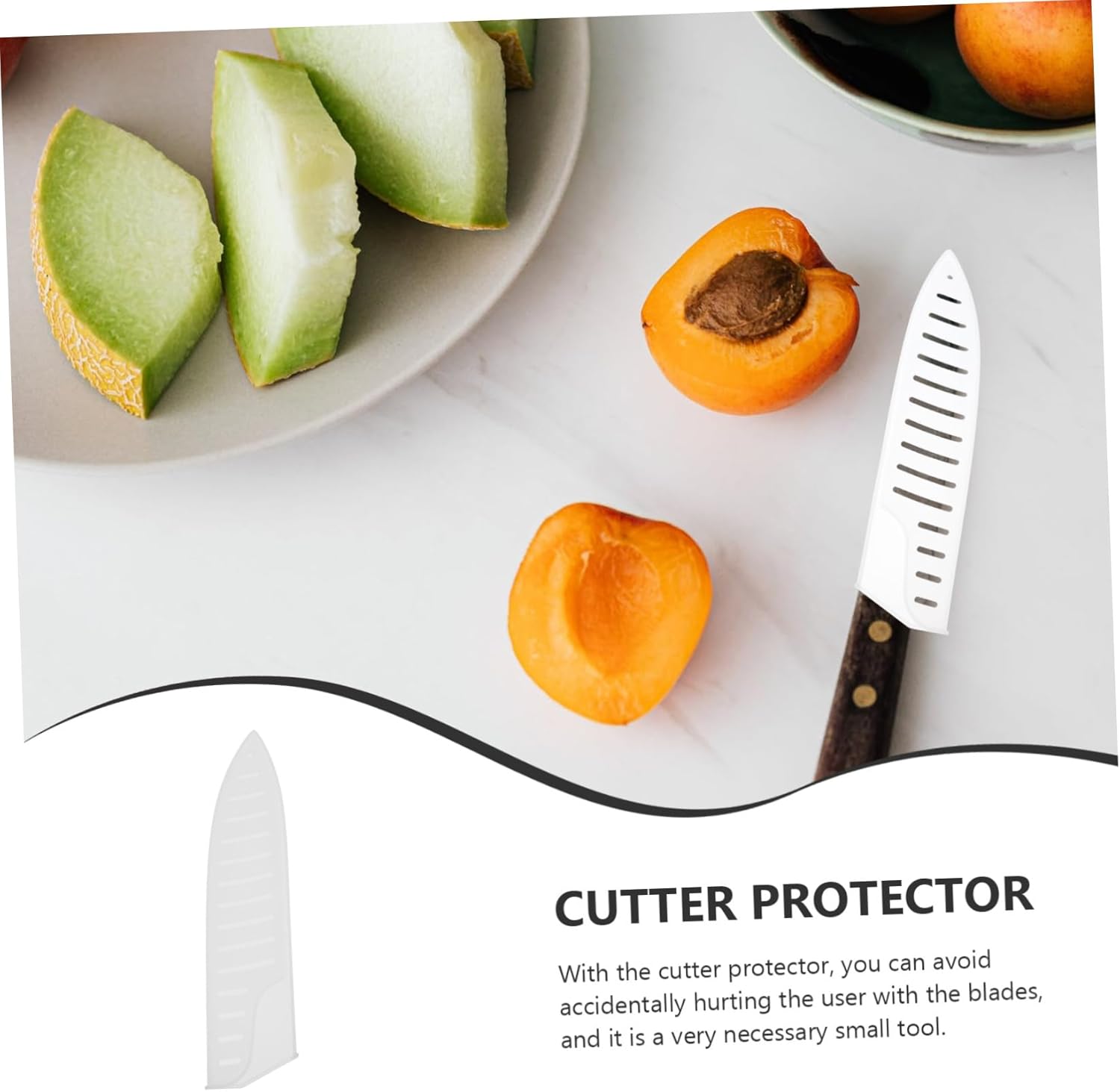 LABRIMP 6-Piece Sturdy Plastic Knivesurface Protector Set for Chef knives