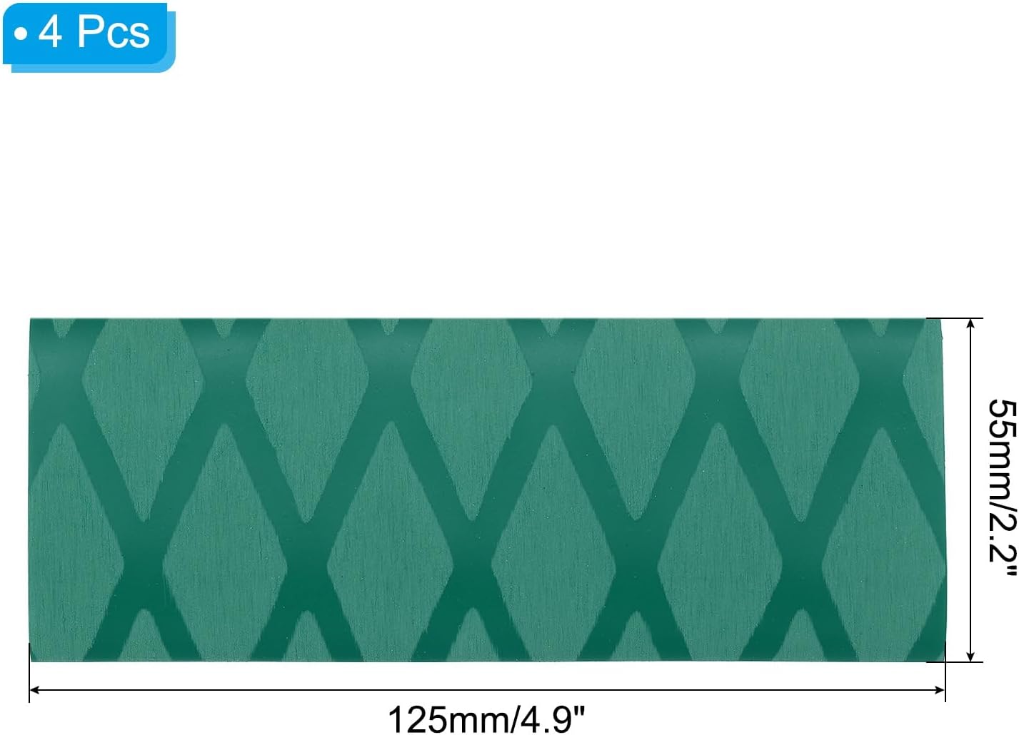 Heat Shrink Peel-Back Non-Slip Knife Sleeve 4-Pack Green