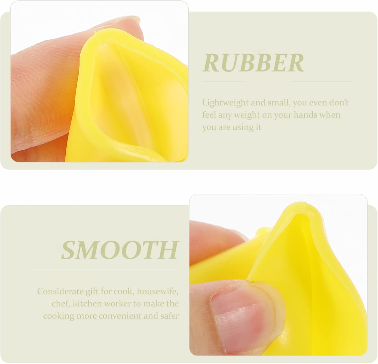 CALLARON Safe Silicone Knife Guards for Kitchen Use 2-Piece Set