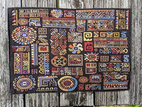 DaDa Bedding Bohemian Ethnic Placemats Set of 4