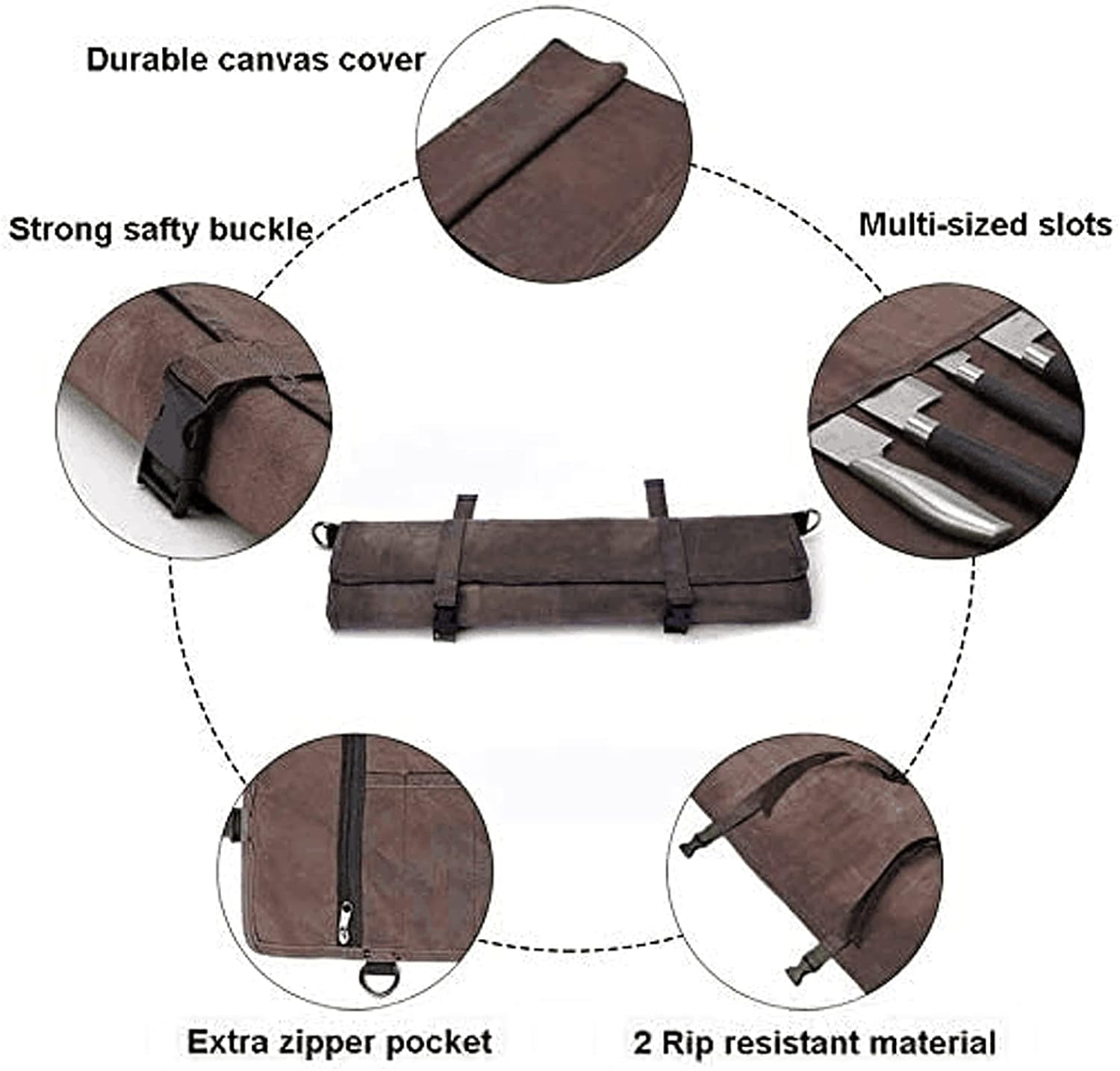 Curated Perfectly The Ultimate Chef Knife Roll Bag