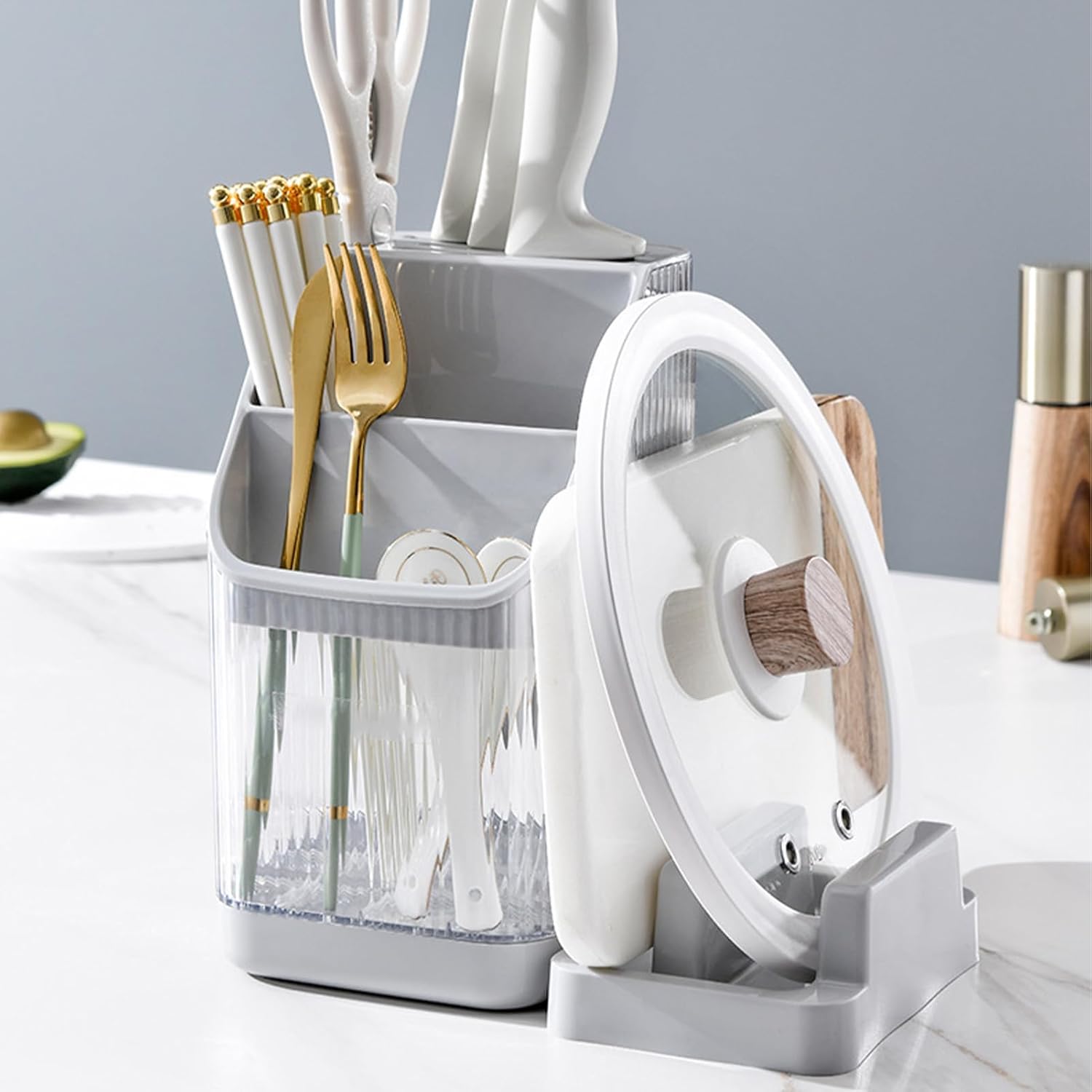 Noennull Kitchen Knife Holder Durable Space-Saving