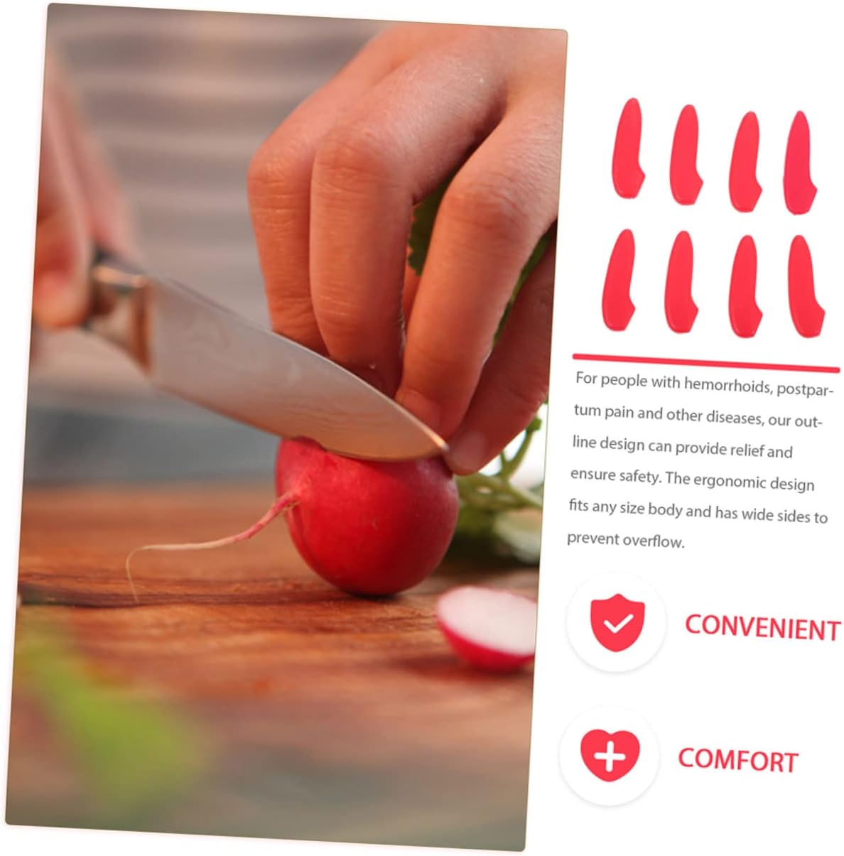 LalaDefiee 40-Piece Plastic Knives Tip Covers Anti Scratch Durable Odorless