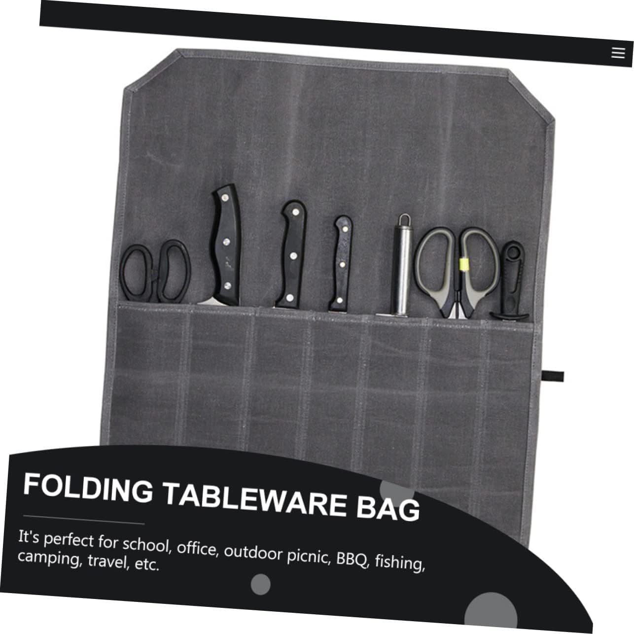 CIYODO Slim Durable Chefs Knife Storage Pouch for Folding Kitchen Pouches