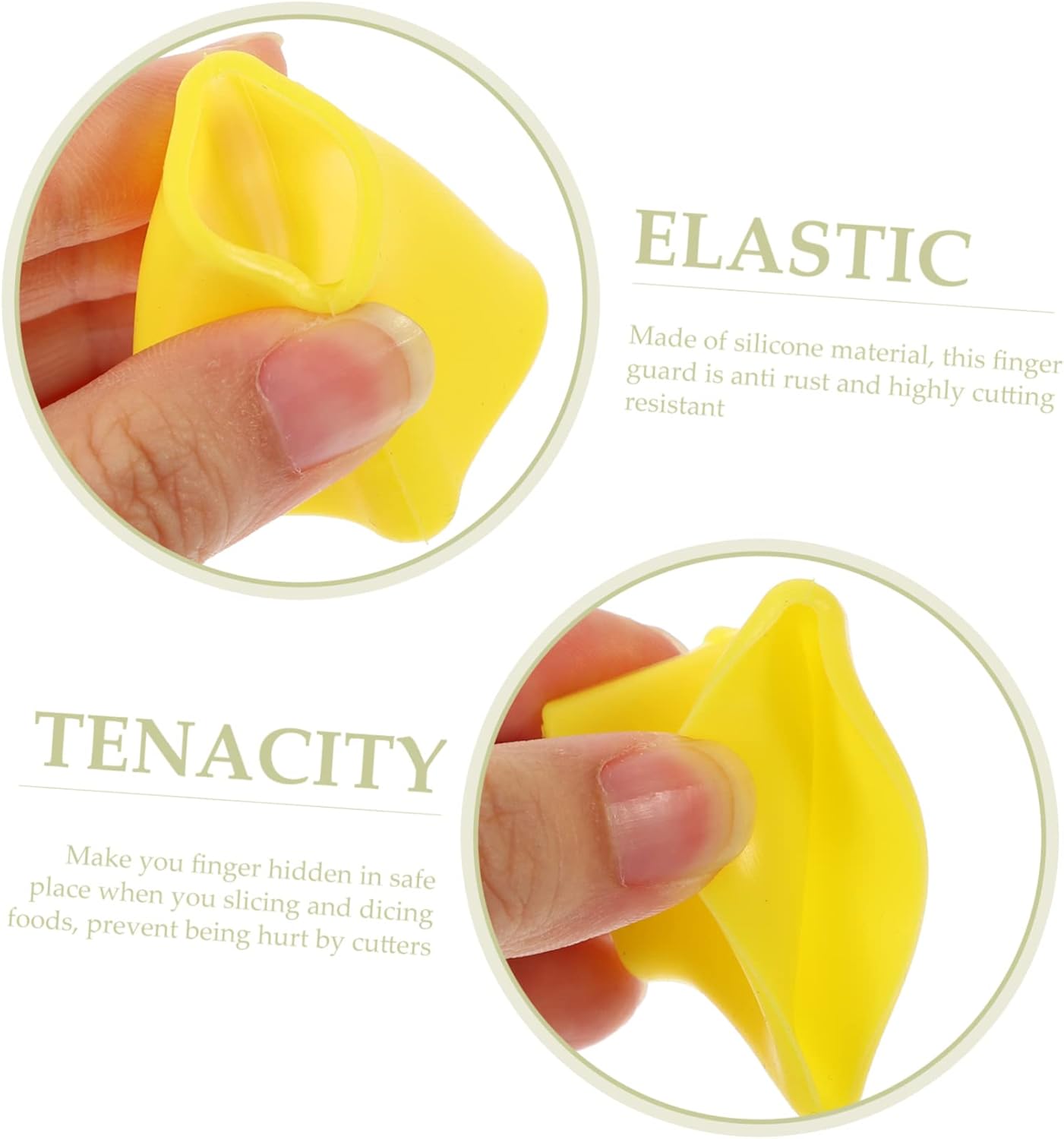 Finger Protector Kitchen Knives Set