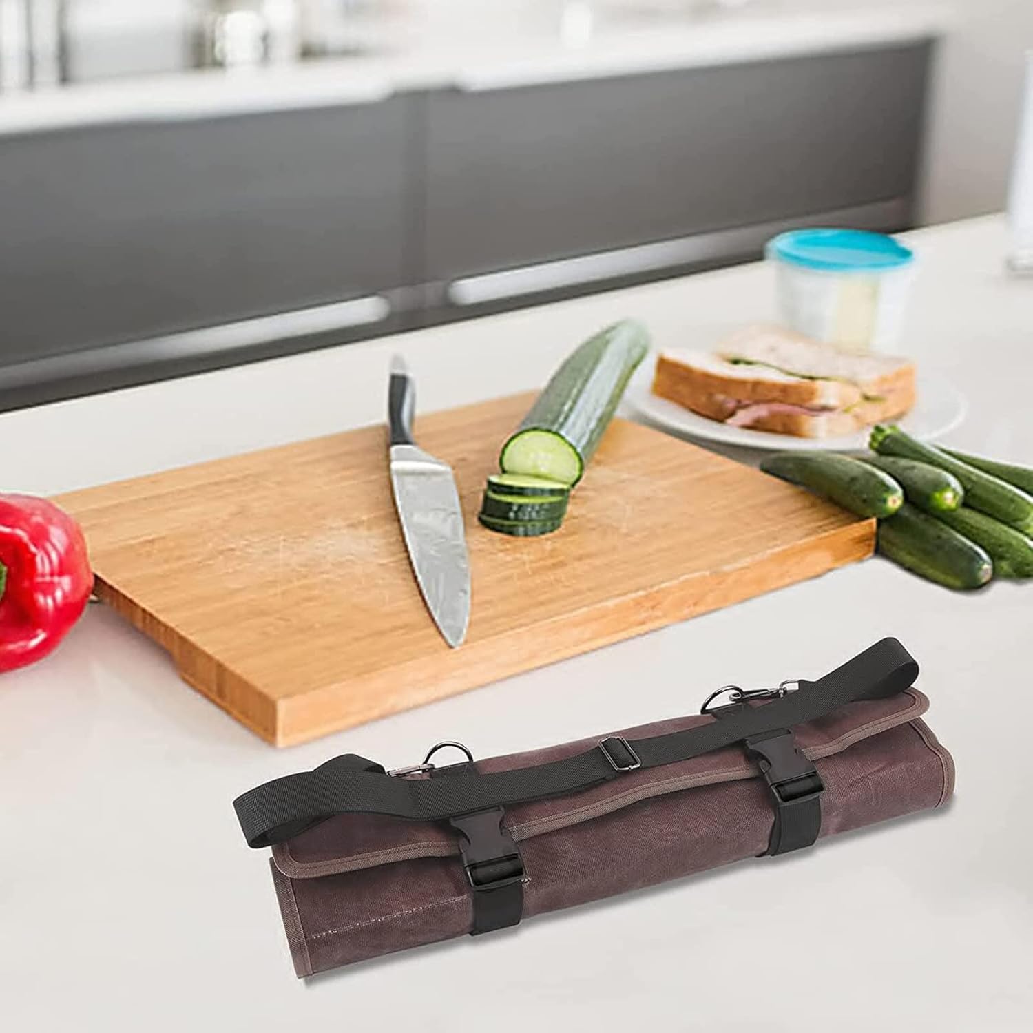 Curated Perfectly The Ultimate Chef Knife Roll Bag