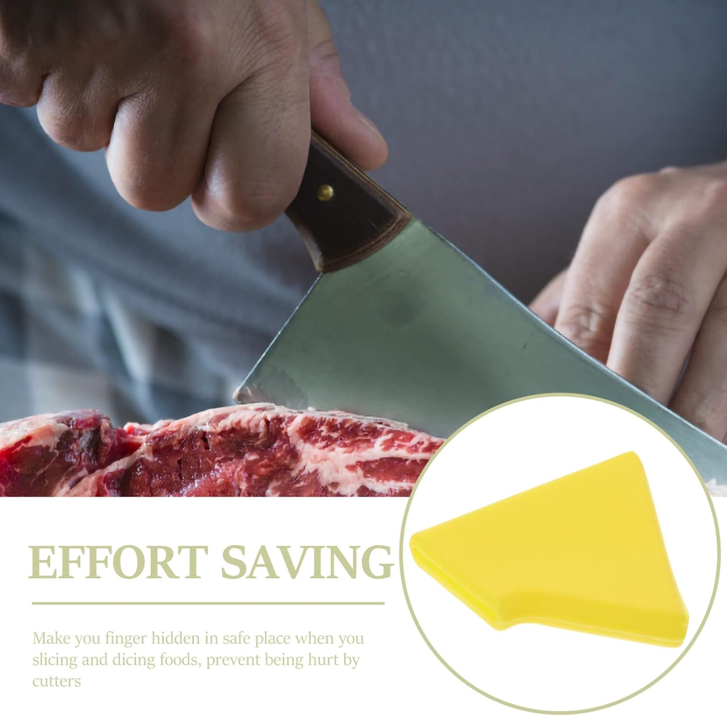 CALLARON Safe Silicone Knife Guards for Kitchen Use 2-Piece Set