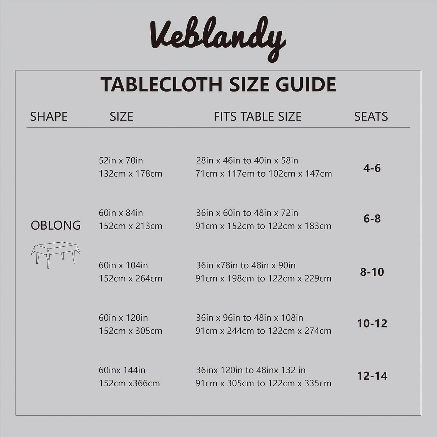 Veblandy Textured Tablecloth for Kitchen Dining Sage Green