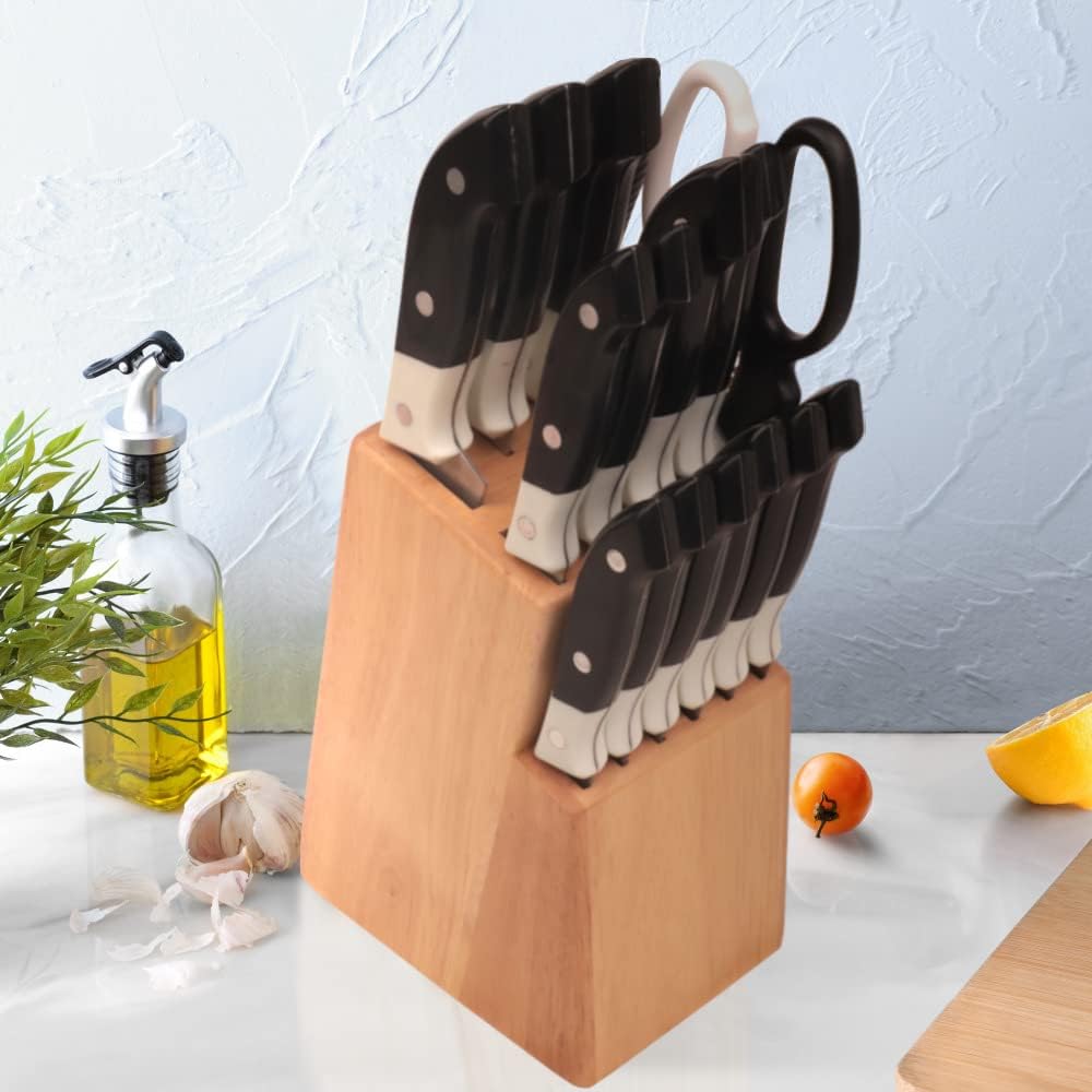 Elegant Kitchen Knife Holder 15 Slot Universal knife block
