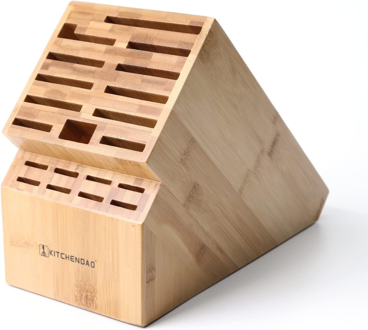 20 Slot Bamboo Knife Block