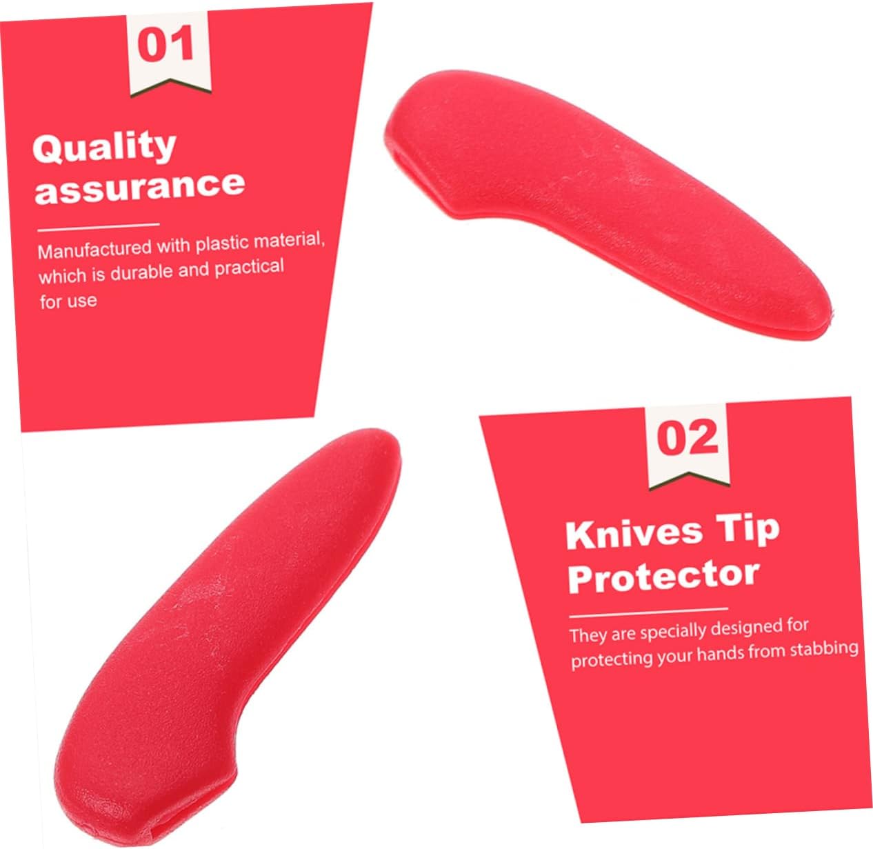 40-Piece Plastic Knife Tip Covers - Safe Protection for Your Knives