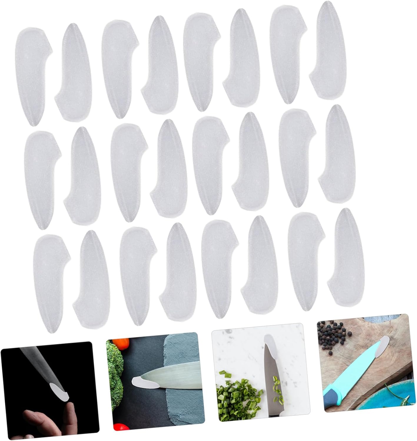 Zerodeko Protective Knife Tip Covers 50 Pack Plastic Knives Protector
