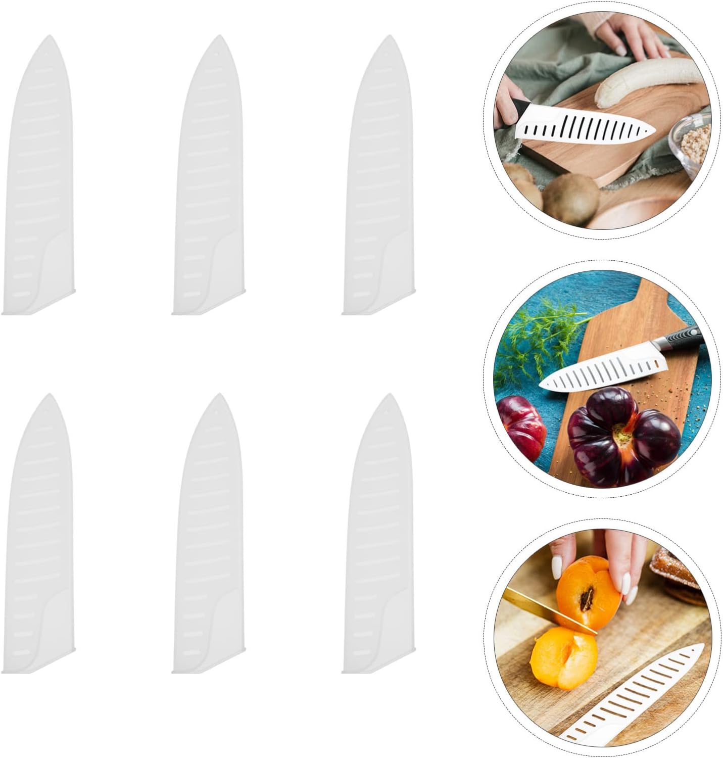 Cabilock Knife Protector 6pcs White